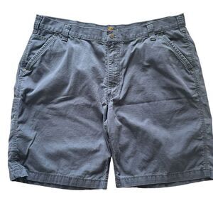Carhartt Gray Relaxed Fit Shorts Men’s Size 42 Pockets Casual Work
